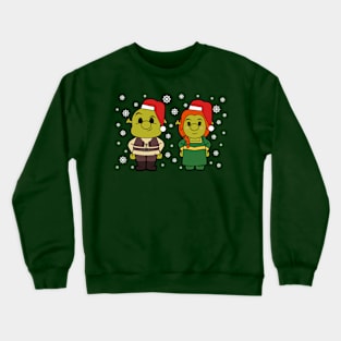 Shrek and Fiona Christmas Crewneck Sweatshirt